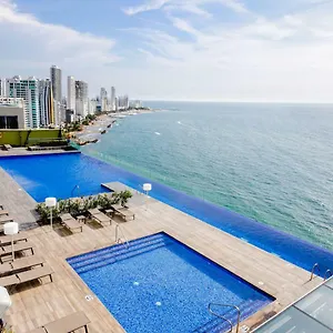  Appartement En Lujoso Edificio H2 Plaza Bocagrande Colombie